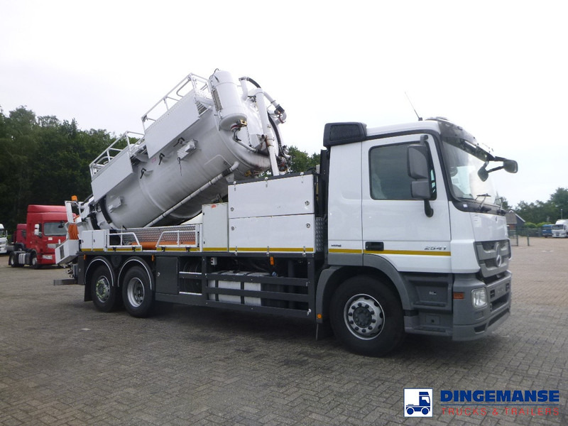 Mercedes-Benz Actros 2541 6x2 RHD E5 Huwer vacuum tank / hydrocureur 12 m3 - Caminhão limpa fossa: foto 2 Mercedes-Benz Actros 2541 6x2 RHD E5 Huwer vacuum tank / hydrocureur 12 m3 - Caminhão limpa fossa: foto 2