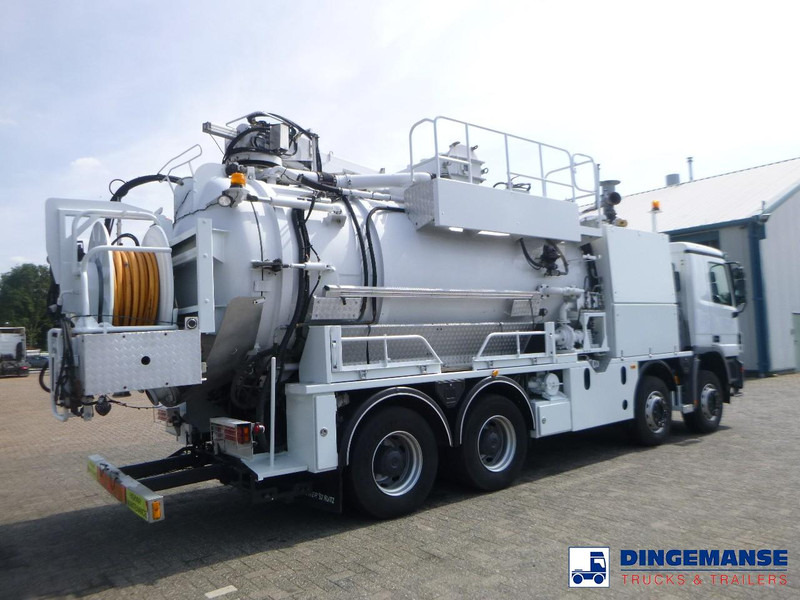 Mercedes-Benz Actros 3241 8x4 RHD Huwer vacuum tank / hydrocureur 15 m3 - Caminhão limpa fossa: foto 3 Mercedes-Benz Actros 3241 8x4 RHD Huwer vacuum tank / hydrocureur 15 m3 - Caminhão limpa fossa: foto 3
