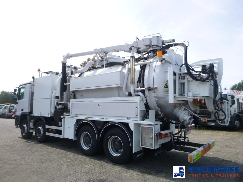 Mercedes-Benz Actros 3241 8x4 RHD Huwer vacuum tank / hydrocureur 15 m3 - Caminhão limpa fossa: foto 4 Mercedes-Benz Actros 3241 8x4 RHD Huwer vacuum tank / hydrocureur 15 m3 - Caminhão limpa fossa: foto 4