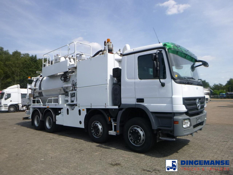 Mercedes-Benz Actros 3241 8x4 RHD Huwer vacuum tank / hydrocureur 15 m3 - Caminhão limpa fossa: foto 2 Mercedes-Benz Actros 3241 8x4 RHD Huwer vacuum tank / hydrocureur 15 m3 - Caminhão limpa fossa: foto 2