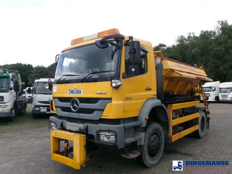 Mercedes-Benz Axor 1824 4x4 RHD salt spreader / gritter - Veículo limpa-neves: foto 1 Mercedes-Benz Axor 1824 4x4 RHD salt spreader / gritter - Veículo limpa-neves: foto 1