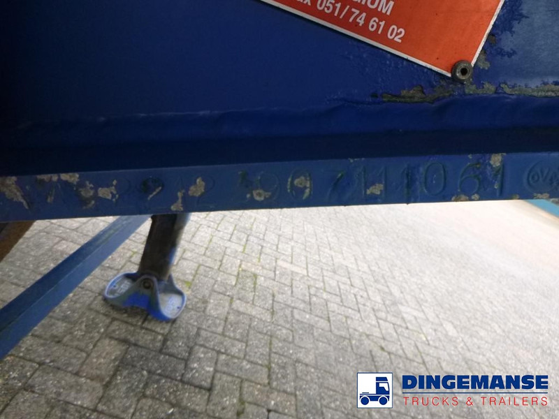 Semi-reboque basculante OVA Tipper trailer alu 60 m3 + tarpaulin: foto 20