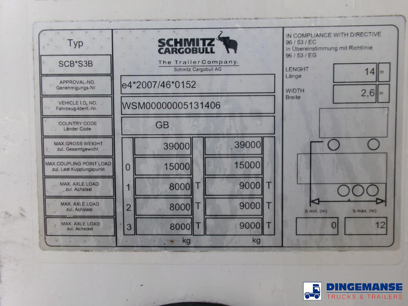 Semi-reboque frigorífico Schmitz Cargobull Frigo trailer + Carrier Vector 1550: foto 14 Semi-reboque frigorífico Schmitz Cargobull Frigo trailer + Carrier Vector 1550: foto 14