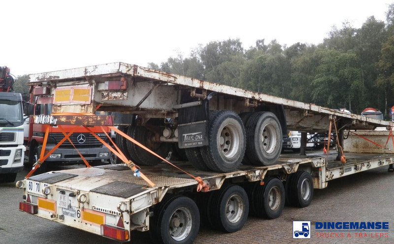 Traylona 2-axle platform trailer 39000KG / Extendable 19M - Semi-reboque baixa: foto 3 Traylona 2-axle platform trailer 39000KG / Extendable 19M - Semi-reboque baixa: foto 3