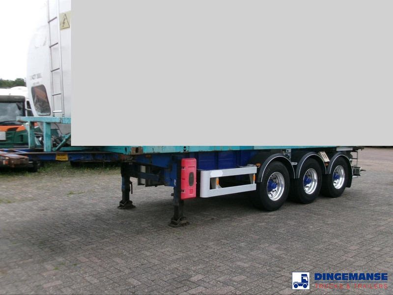 Van Hool 3-axle container trailer + ADR - Semi-reboque transportador de contêineres/ Caixa móvel: foto 1 Van Hool 3-axle container trailer + ADR - Semi-reboque transportador de contêineres/ Caixa móvel: foto 1