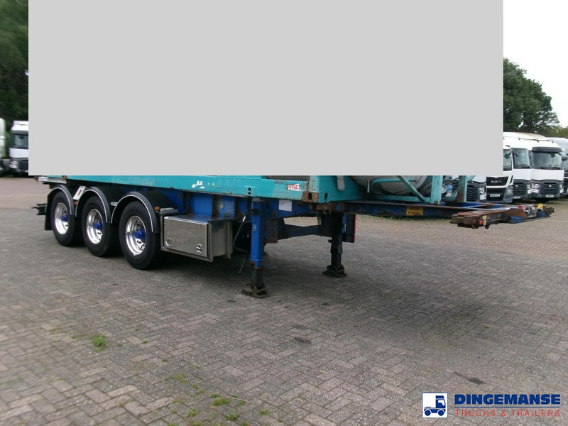 Van Hool 3-axle container trailer + ADR - Semi-reboque transportador de contêineres/ Caixa móvel: foto 2 Van Hool 3-axle container trailer + ADR - Semi-reboque transportador de contêineres/ Caixa móvel: foto 2
