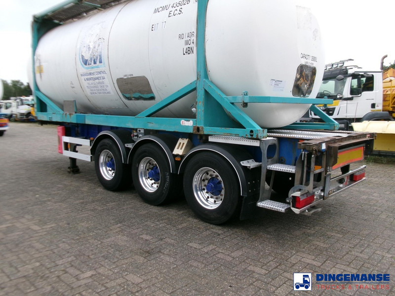 Van Hool 3-axle container trailer + ADR - Camião transportador de contêineres/ Caixa móvel: foto 3 Van Hool 3-axle container trailer + ADR - Camião transportador de contêineres/ Caixa móvel: foto 3