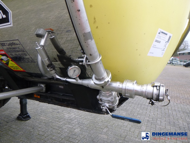 Semi-reboque cisterna Van Hool Chemical tank inox 30 m3 / 1 comp: foto 12