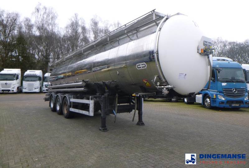 Van Hool Chemical tank inox 30 m3 / 3 comp - Semi-reboque cisterna: foto 2 Van Hool Chemical tank inox 30 m3 / 3 comp - Semi-reboque cisterna: foto 2