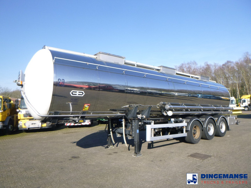 Van Hool Chemical tank inox 30 m3 / 3 comp - Semi-reboque cisterna: foto 1 Van Hool Chemical tank inox 30 m3 / 3 comp - Semi-reboque cisterna: foto 1