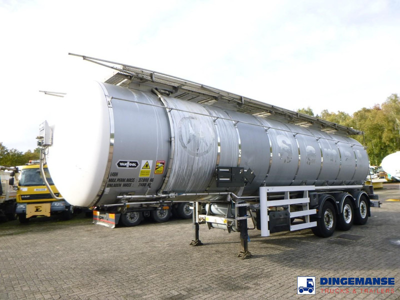 Van Hool Chemical tank inox L4BH 37.5 m3 / 1 comp - Semi-reboque cisterna: foto 1 Van Hool Chemical tank inox L4BH 37.5 m3 / 1 comp - Semi-reboque cisterna: foto 1