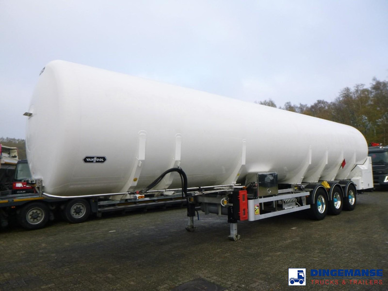 Van Hool Cryogenic tank inox 58.6 m3 / 1 comp / R10,4BN (methane/argon/nitrogen) - Semi-reboque cisterna: foto 1 Van Hool Cryogenic tank inox 58.6 m3 / 1 comp / R10,4BN (methane/argon/nitrogen) - Semi-reboque cisterna: foto 1