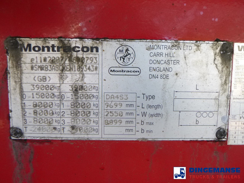 Carrinha basculante WILCOX Tipper trailer alu 55 m3 + tarpaulin: foto 15