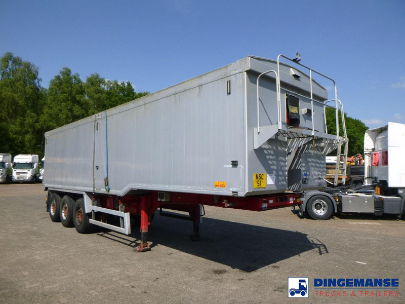 WILCOX Tipper trailer alu 55 m3 + tarpaulin - Semi-reboque basculante: foto 2 WILCOX Tipper trailer alu 55 m3 + tarpaulin - Semi-reboque basculante: foto 2