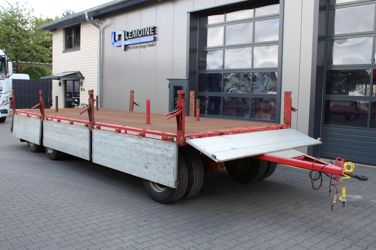 3-Achs ZORZI Pritschen-Anhänger Plateau-Rolle - Reboque baixa: foto 5 3-Achs ZORZI Pritschen-Anhänger Plateau-Rolle - Reboque baixa: foto 5