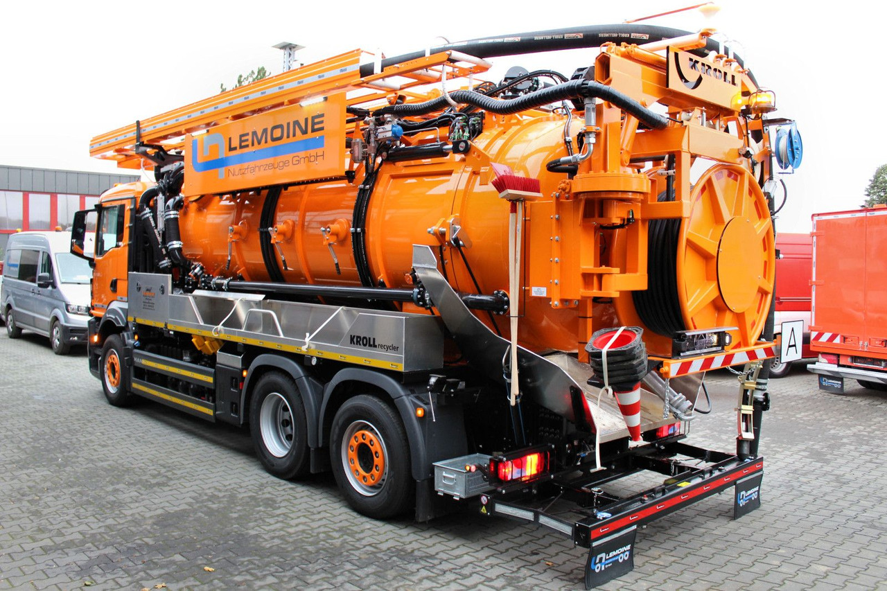 MAN TGS 26.480 6x2 Kroll 13m³ WRG Wasserrückgewinner - Caminhão limpa fossa: foto 4 MAN TGS 26.480 6x2 Kroll 13m³ WRG Wasserrückgewinner - Caminhão limpa fossa: foto 4