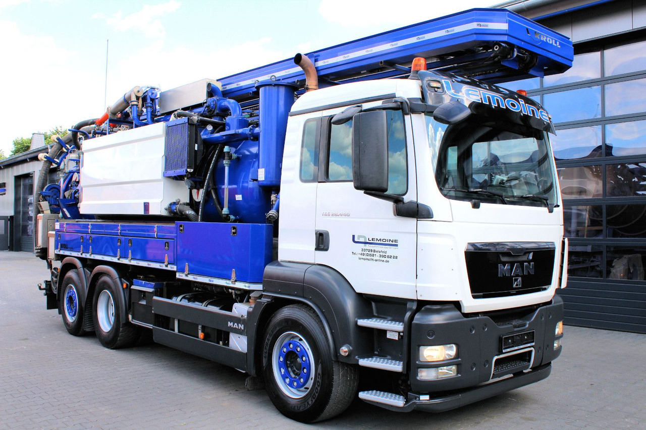 MAN TGS 28.440 6x2 Kroll 14,5m³ W-Rückgewinner KOMBI - Caminhão limpa fossa: foto 2 MAN TGS 28.440 6x2 Kroll 14,5m³ W-Rückgewinner KOMBI - Caminhão limpa fossa: foto 2
