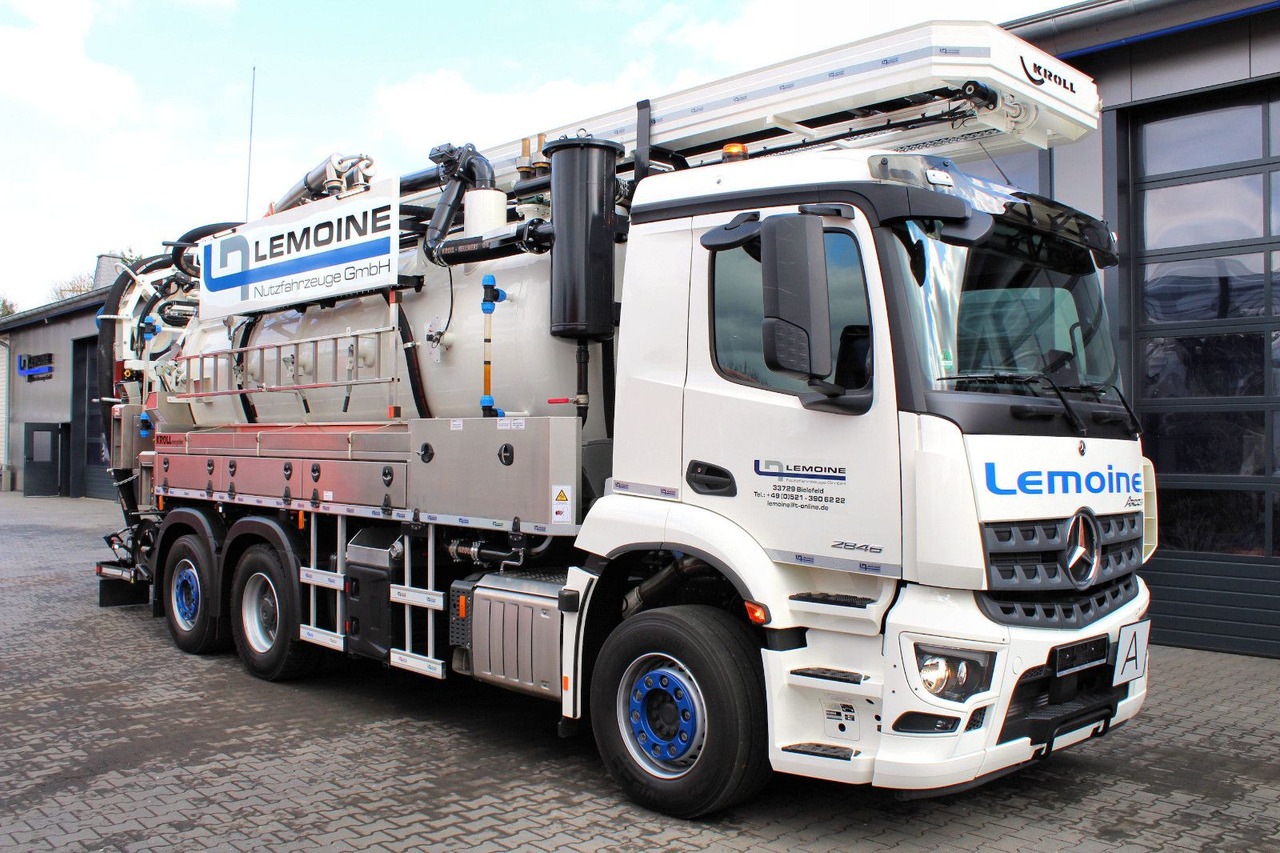 Mercedes-Benz AROCS 2546 6x2 Kroll 14m³ WRG Wasserrückgewinner - Caminhão limpa fossa: foto 2 Mercedes-Benz AROCS 2546 6x2 Kroll 14m³ WRG Wasserrückgewinner - Caminhão limpa fossa: foto 2