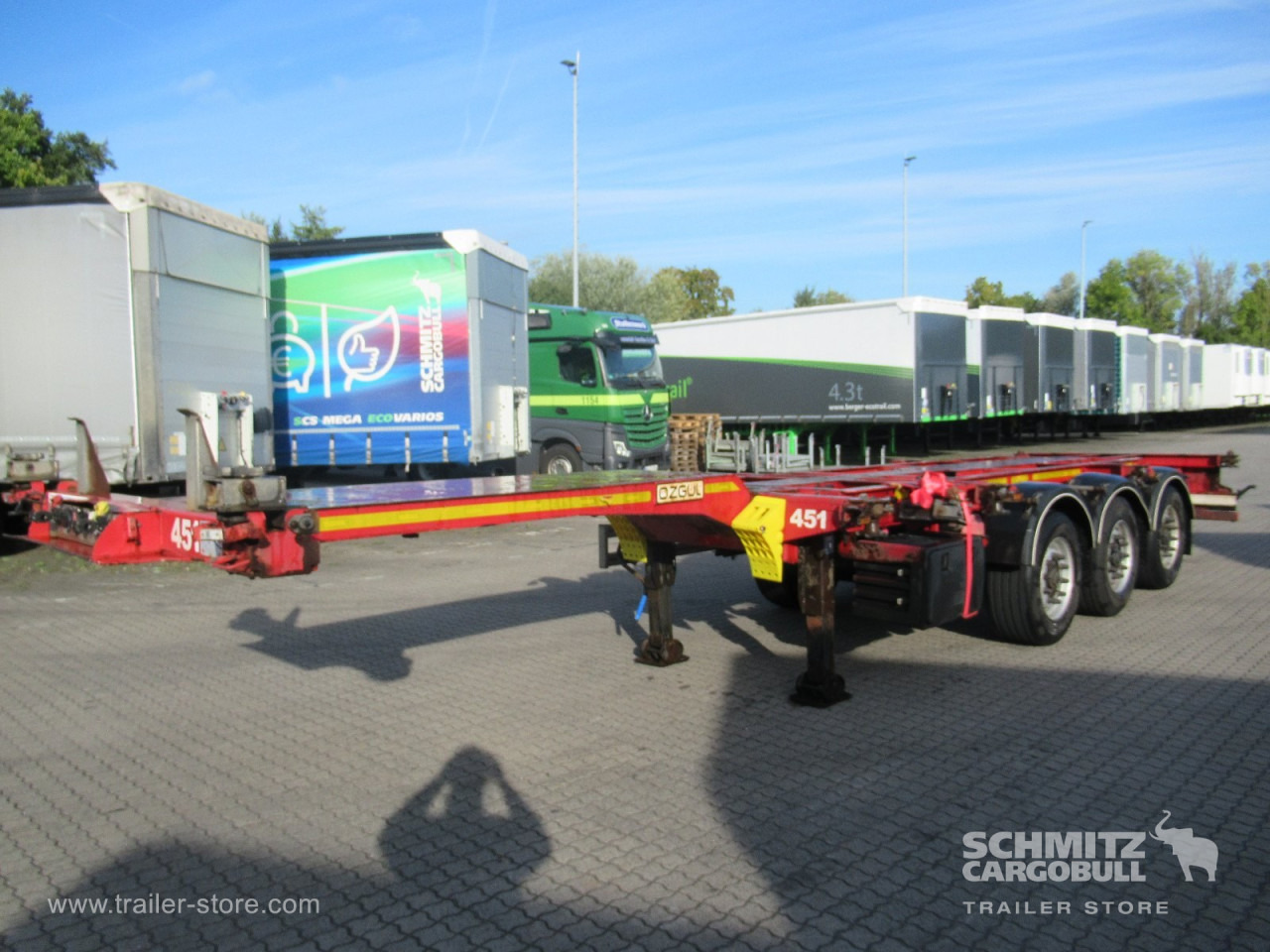 Auflieger Containerfahrgestell Standard - Semi-reboque transportador de contêineres/ Caixa móvel: foto 4 Auflieger Containerfahrgestell Standard - Semi-reboque transportador de contêineres/ Caixa móvel: foto 4