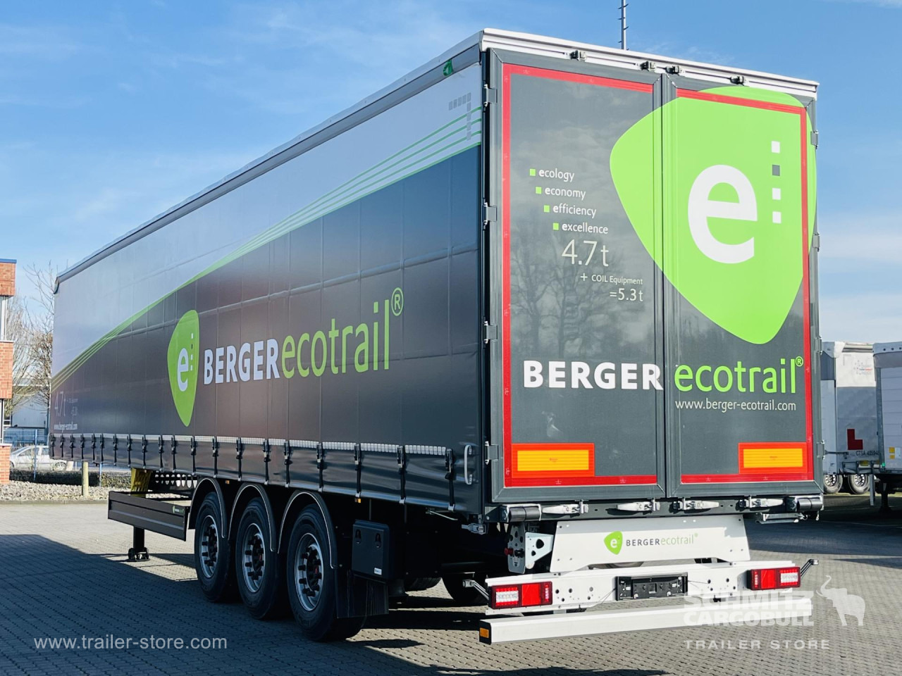 BERGER Auflieger Curtainsider Standard - Semi-reboque de lona: foto 1 BERGER Auflieger Curtainsider Standard - Semi-reboque de lona: foto 1