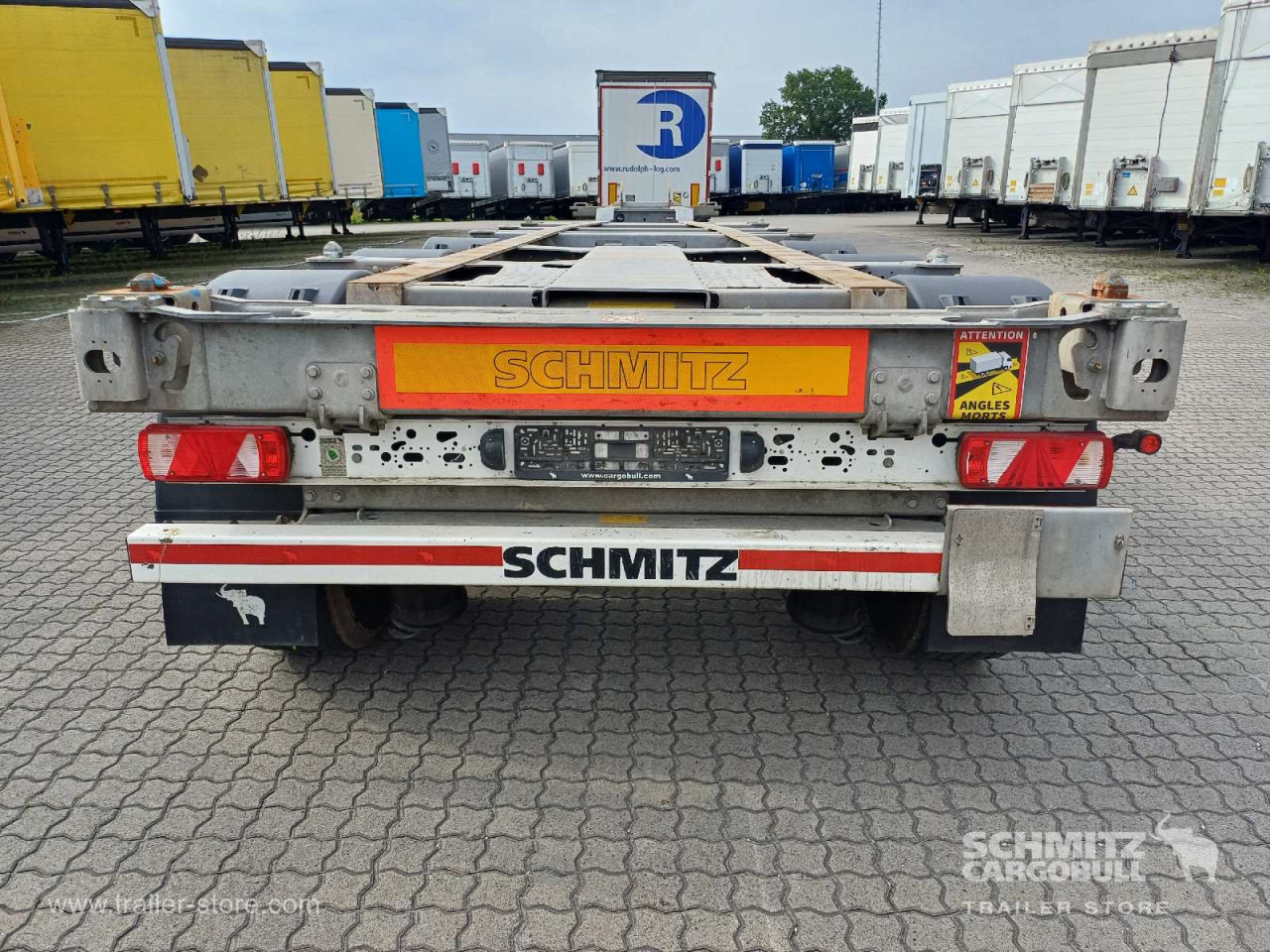 SCHMITZ Auflieger Containerfahrgestell Standard - Semi-reboque transportador de contêineres/ Caixa móvel: foto 2 SCHMITZ Auflieger Containerfahrgestell Standard - Semi-reboque transportador de contêineres/ Caixa móvel: foto 2