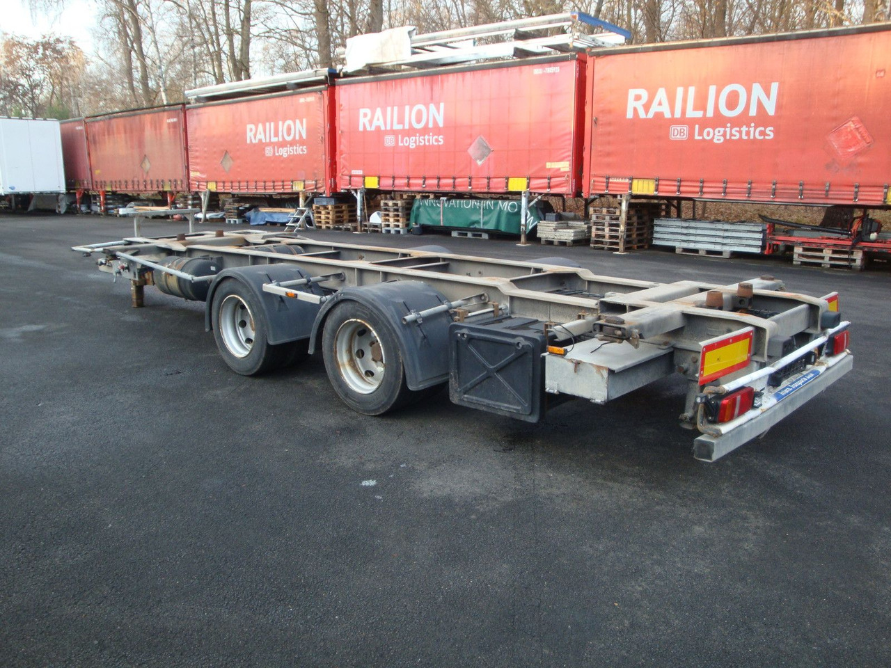 Obermaier W190 ZLU Jumbo Tandem BDF C 7820 7,82 verzinkt - Reboque transportador de contêineres/ Caixa móvel: foto 3 Obermaier W190 ZLU Jumbo Tandem BDF C 7820 7,82 verzinkt - Reboque transportador de contêineres/ Caixa móvel: foto 3