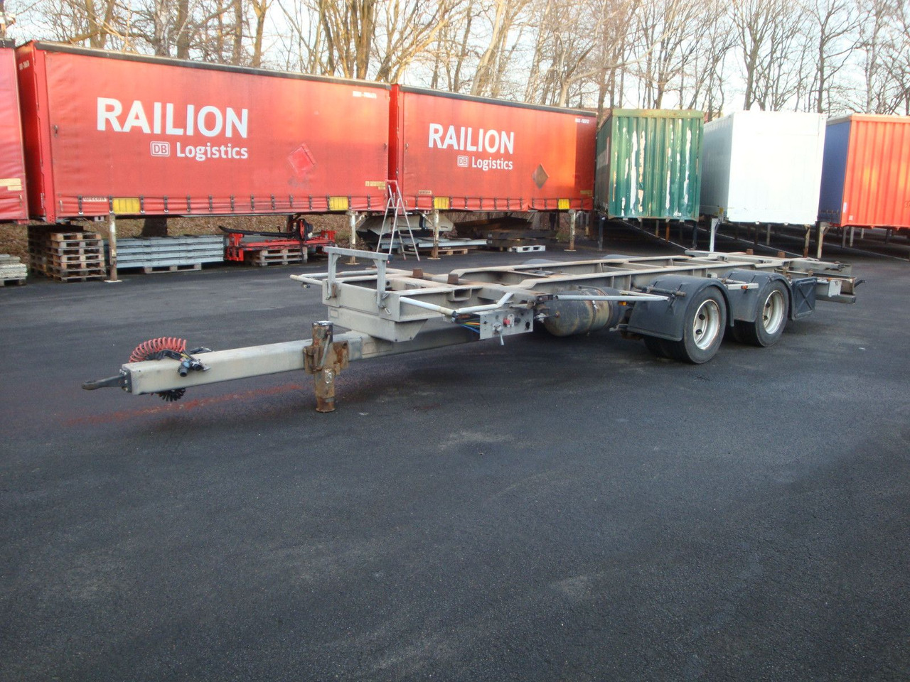 Obermaier W190 ZLU Jumbo Tandem BDF C 7820 7,82 verzinkt - Reboque transportador de contêineres/ Caixa móvel: foto 2 Obermaier W190 ZLU Jumbo Tandem BDF C 7820 7,82 verzinkt - Reboque transportador de contêineres/ Caixa móvel: foto 2