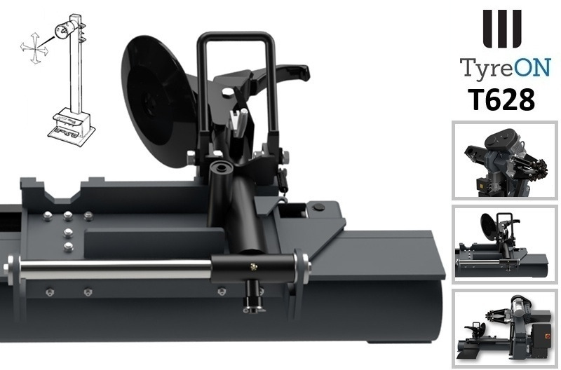 T628 truck tyre changer 28 inches - Tyrewidth uo to 85 cm - 5 clamping positions on jaw - 2 mounting speeds - Driving power 2.6 - 3.2 kW - Equipamento para oficina: foto 4 T628 truck tyre changer 28 inches - Tyrewidth uo to 85 cm - 5 clamping positions on jaw - 2 mounting speeds - Driving power 2.6 - 3.2 kW - Equipamento para oficina: foto 4