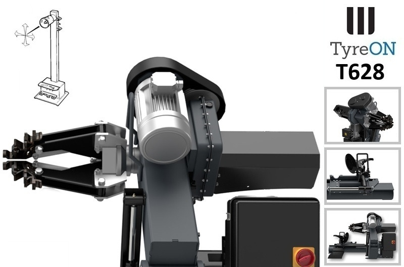 T628 truck tyre changer 28 inches - Tyrewidth uo to 85 cm - 5 clamping positions on jaw - 2 mounting speeds - Driving power 2.6 - 3.2 kW - Equipamento para oficina: foto 5 T628 truck tyre changer 28 inches - Tyrewidth uo to 85 cm - 5 clamping positions on jaw - 2 mounting speeds - Driving power 2.6 - 3.2 kW - Equipamento para oficina: foto 5