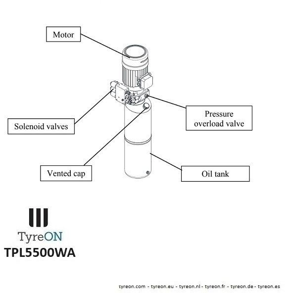 Equipamento para oficina TPL5500WA 4 post alignment lift - 5.6 meter runways - Fully integrated free wheels lifting system - 5.5T: foto 10 Equipamento para oficina TPL5500WA 4 post alignment lift - 5.6 meter runways - Fully integrated free wheels lifting system - 5.5T: foto 10