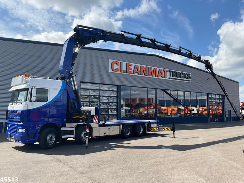 DAF FAD 95 XF 480 8x4 Effer 85 Tonmeter laadkraan + Fly-Jib (Bj. 2012) - Camião grua: foto 1 DAF FAD 95 XF 480 8x4 Effer 85 Tonmeter laadkraan + Fly-Jib (Bj. 2012) - Camião grua: foto 1