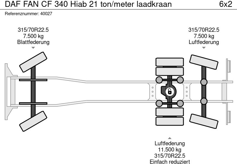 Locação financeira de DAF FAN CF 340 Hiab 21 ton/meter laadkraan DAF FAN CF 340 Hiab 21 ton/meter laadkraan: foto 8
