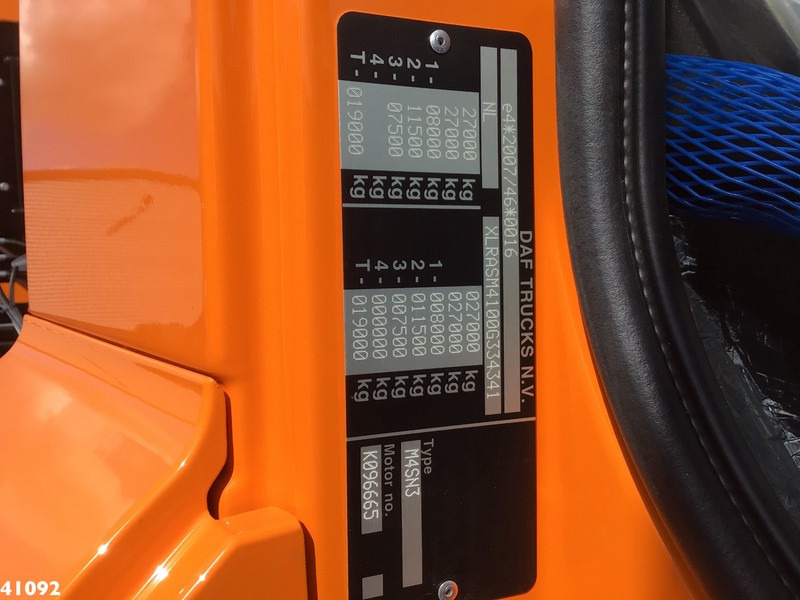 Locação financeira de DAF FAN CF 340 Hiab 23 ton/meter laadkraan Welvaarts weighing system DAF FAN CF 340 Hiab 23 ton/meter laadkraan Welvaarts weighing system: foto 8