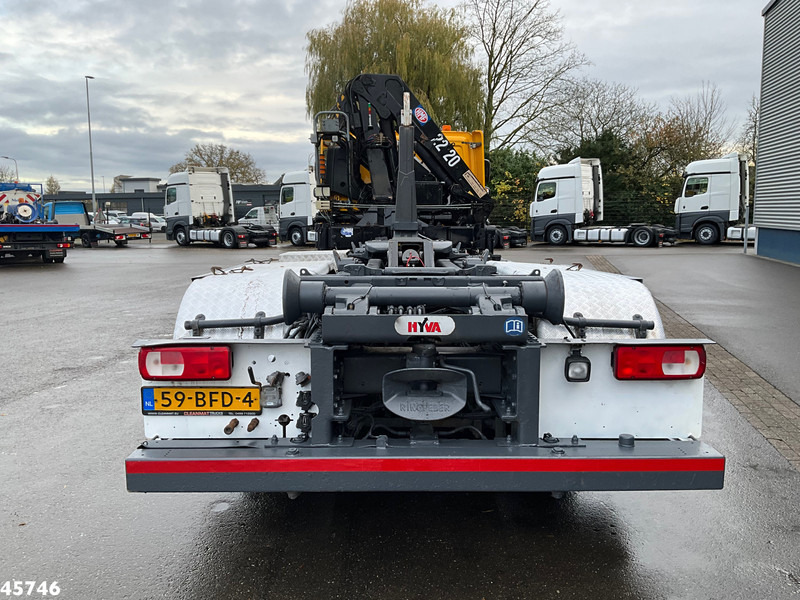 Camião polibenne, Camião grua DAF FAN CF 370 Euro 6 HMF 22 Tonmeter laadkraan Just 149.152 km!: foto 6