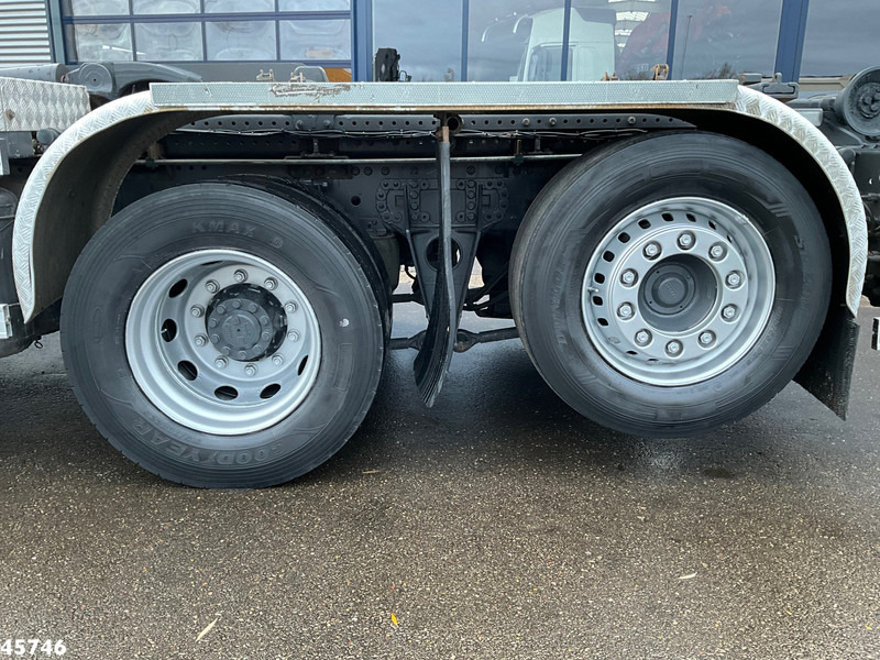 Camião polibenne, Camião grua DAF FAN CF 370 Euro 6 HMF 22 Tonmeter laadkraan Just 149.152 km!: foto 14