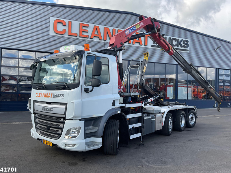 DAF FAQ CF 400 8x2 Euro 6 HMF 21 Tonmeter laadkraan - Camião polibenne, Camião grua: foto 1 DAF FAQ CF 400 8x2 Euro 6 HMF 21 Tonmeter laadkraan - Camião polibenne, Camião grua: foto 1