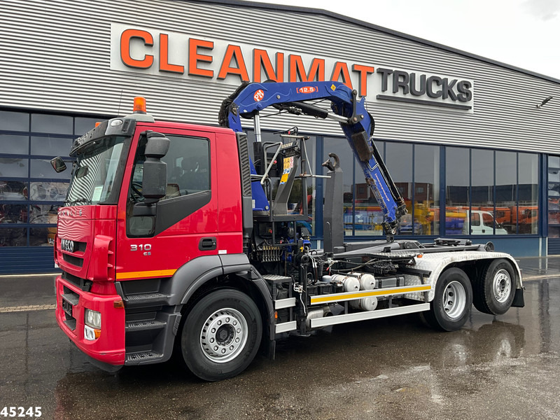 Camião polibenne, Camião grua Iveco Stralis AD260S31Y PM 12 Tonmeter laadkraan: foto 6