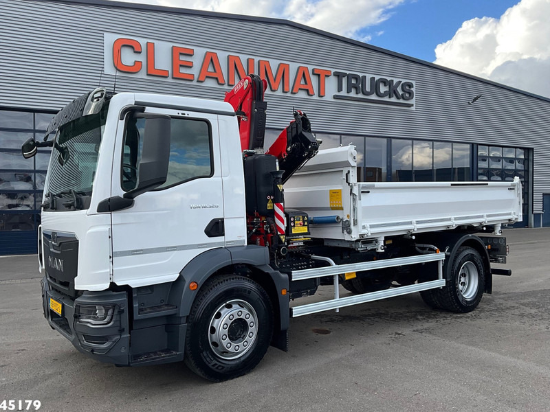 MAN TGM 18.320 Euro 6 Fassi 13 Tonmeter laadkraan NEW AND UNUSED! - Camião basculante, Camião grua: foto 3 MAN TGM 18.320 Euro 6 Fassi 13 Tonmeter laadkraan NEW AND UNUSED! - Camião basculante, Camião grua: foto 3