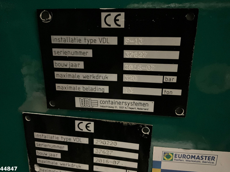 Camião multibenne MAN TGS 18.420 Euro 6 Retarder VDL 13 Ton portaalarmsysteem: foto 16