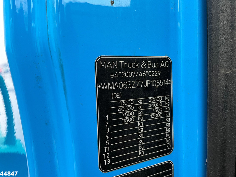 Camião multibenne MAN TGS 18.420 Euro 6 Retarder VDL 13 Ton portaalarmsysteem: foto 17