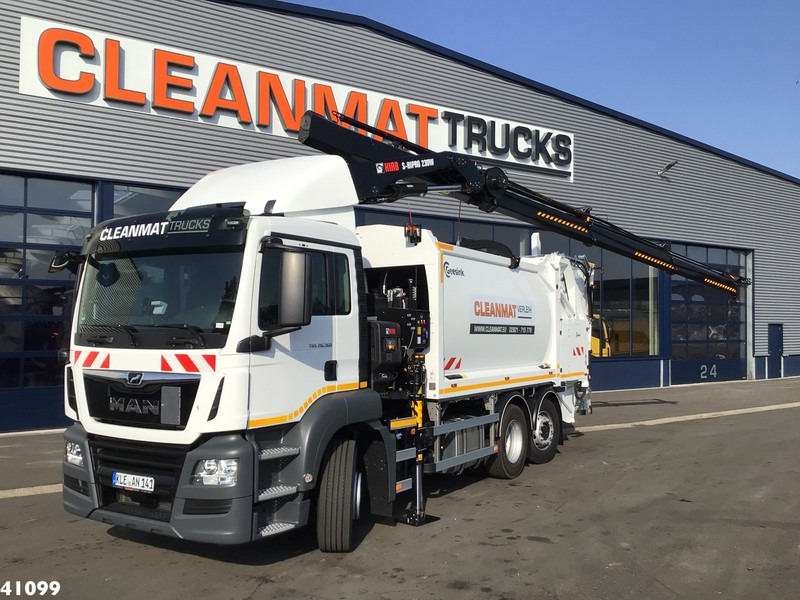 MAN TGS 26.360 Hiab 23 ton/meter laadkraan - Caminhão de lixo: foto 1 MAN TGS 26.360 Hiab 23 ton/meter laadkraan - Caminhão de lixo: foto 1