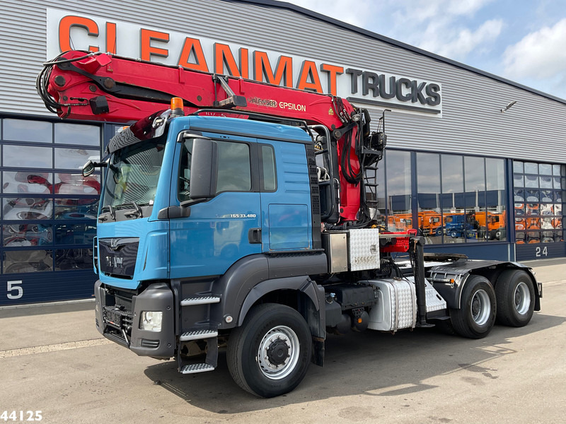 MAN TGS 33.480 6x6 Euro 6 Palfinger 27 Tonmeter boomkraan - Camião grua: foto 2 MAN TGS 33.480 6x6 Euro 6 Palfinger 27 Tonmeter boomkraan - Camião grua: foto 2