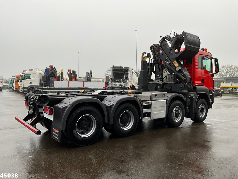 MAN TGS 35.400 8x4 Euro 6 HMF 16 Tonmeter Z-kraan - Camião polibenne, Camião grua: foto 4 MAN TGS 35.400 8x4 Euro 6 HMF 16 Tonmeter Z-kraan - Camião polibenne, Camião grua: foto 4
