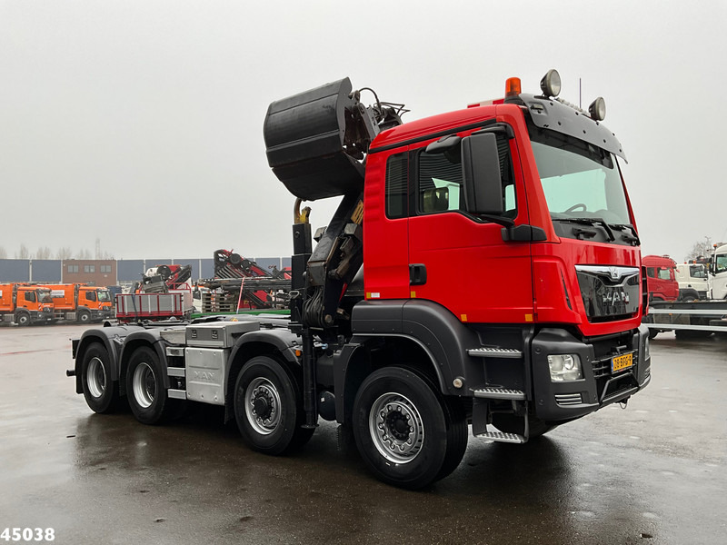 MAN TGS 35.400 8x4 Euro 6 HMF 16 Tonmeter Z-kraan - Camião polibenne, Camião grua: foto 3 MAN TGS 35.400 8x4 Euro 6 HMF 16 Tonmeter Z-kraan - Camião polibenne, Camião grua: foto 3