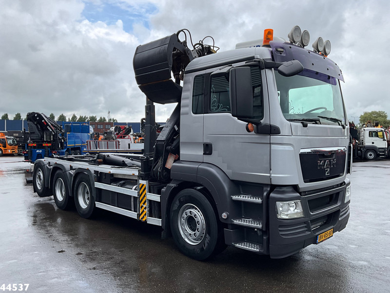 MAN TGS 35.400 8x4 HMF 16 Tonmeter Z-kraan - Camião polibenne: foto 5 MAN TGS 35.400 8x4 HMF 16 Tonmeter Z-kraan - Camião polibenne: foto 5