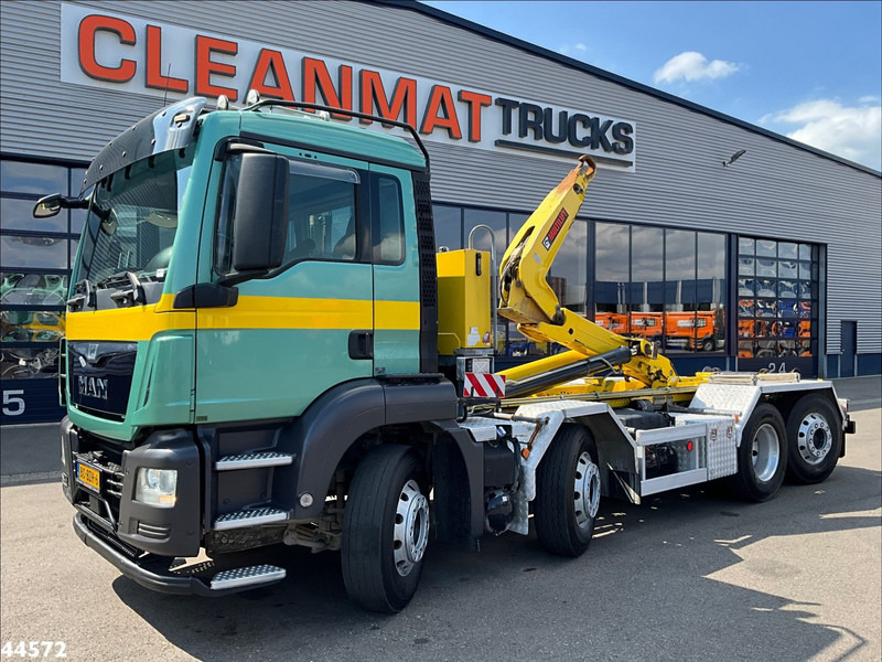 MAN TGS 35.440 8x2 Euro 6 Multilift 26 Ton haakarmsysteem - Camião polibenne: foto 1 MAN TGS 35.440 8x2 Euro 6 Multilift 26 Ton haakarmsysteem - Camião polibenne: foto 1