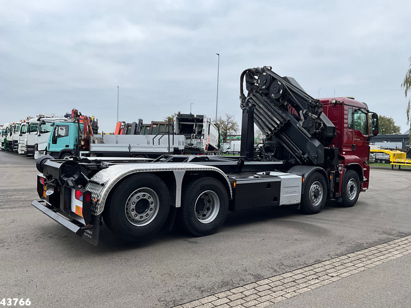 MAN TGS 35.480 8x4H Euro 6 HMF 40 Tonmeter laadkraan + Fly-Jib - Camião grua: foto 4 MAN TGS 35.480 8x4H Euro 6 HMF 40 Tonmeter laadkraan + Fly-Jib - Camião grua: foto 4