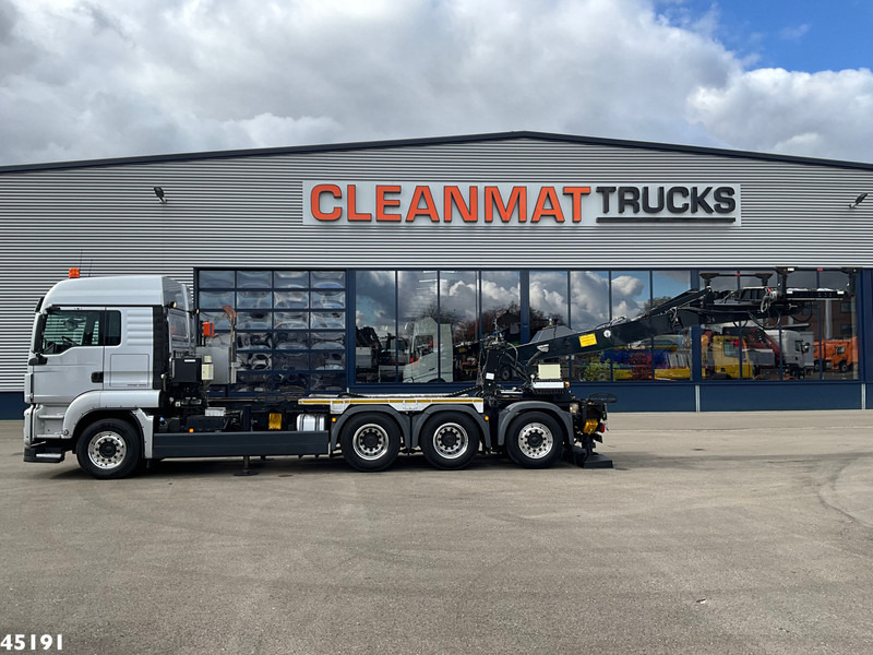 MAN TGS 35.480 Euro 6 8x4 Deuringer Garagetransporter - Camião transportador de contêineres/ Caixa móvel: foto 2 MAN TGS 35.480 Euro 6 8x4 Deuringer Garagetransporter - Camião transportador de contêineres/ Caixa móvel: foto 2