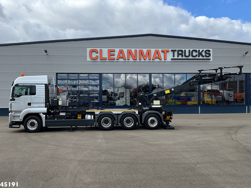 MAN TGS 35.480 Euro 6 8x4 Deuringer Garagetransporter - Camião transportador de contêineres/ Caixa móvel: foto 1 MAN TGS 35.480 Euro 6 8x4 Deuringer Garagetransporter - Camião transportador de contêineres/ Caixa móvel: foto 1