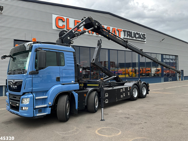 MAN TGS 35.500 8x4 Euro 6 Hiab 30 Tonmeter laadkraan Just 164.946 km! - Camião polibenne, Camião grua: foto 1 MAN TGS 35.500 8x4 Euro 6 Hiab 30 Tonmeter laadkraan Just 164.946 km! - Camião polibenne, Camião grua: foto 1